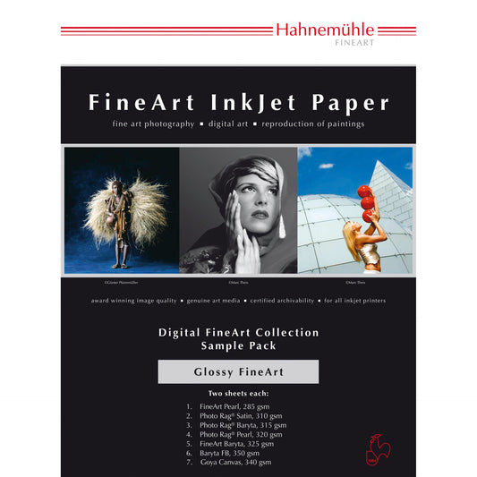 Hahnemühle Digital FineArt A 4 Testpack glossy papers