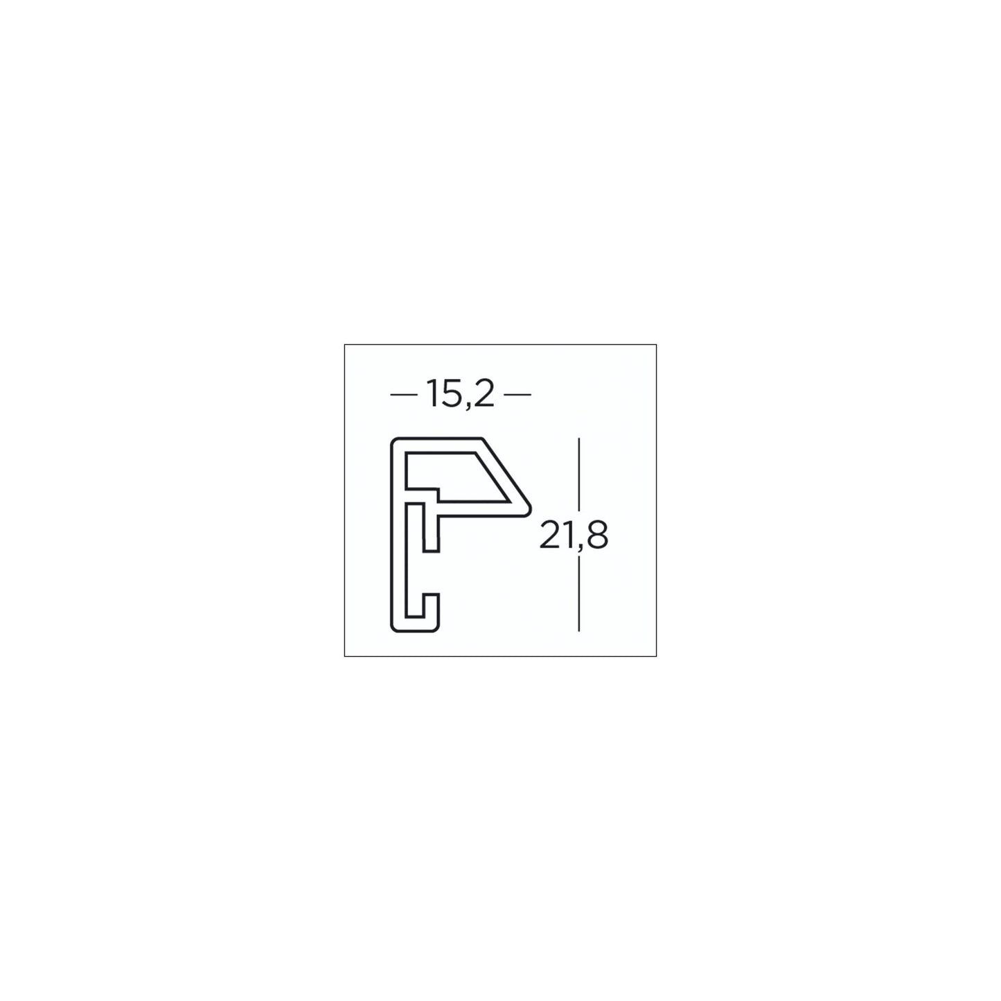 Walther Steel Style        20x30 Resin silver ES030S