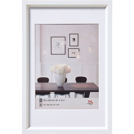 Walther Steel Style        20x30 Resin white ES030W