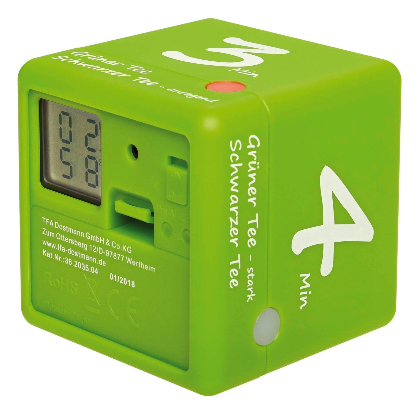 TFA 38.2035.04 Cube Timer Digital Tea Timer