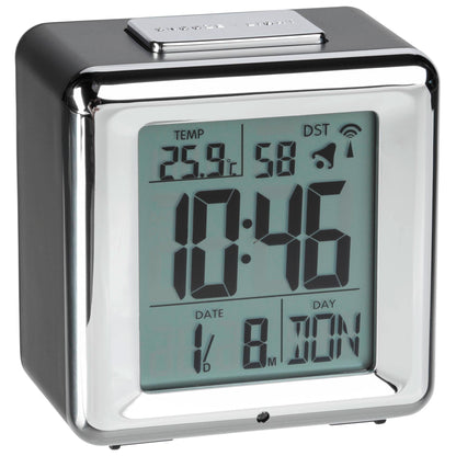 TFA 60.2503   radio controlled alarm clock with temprature