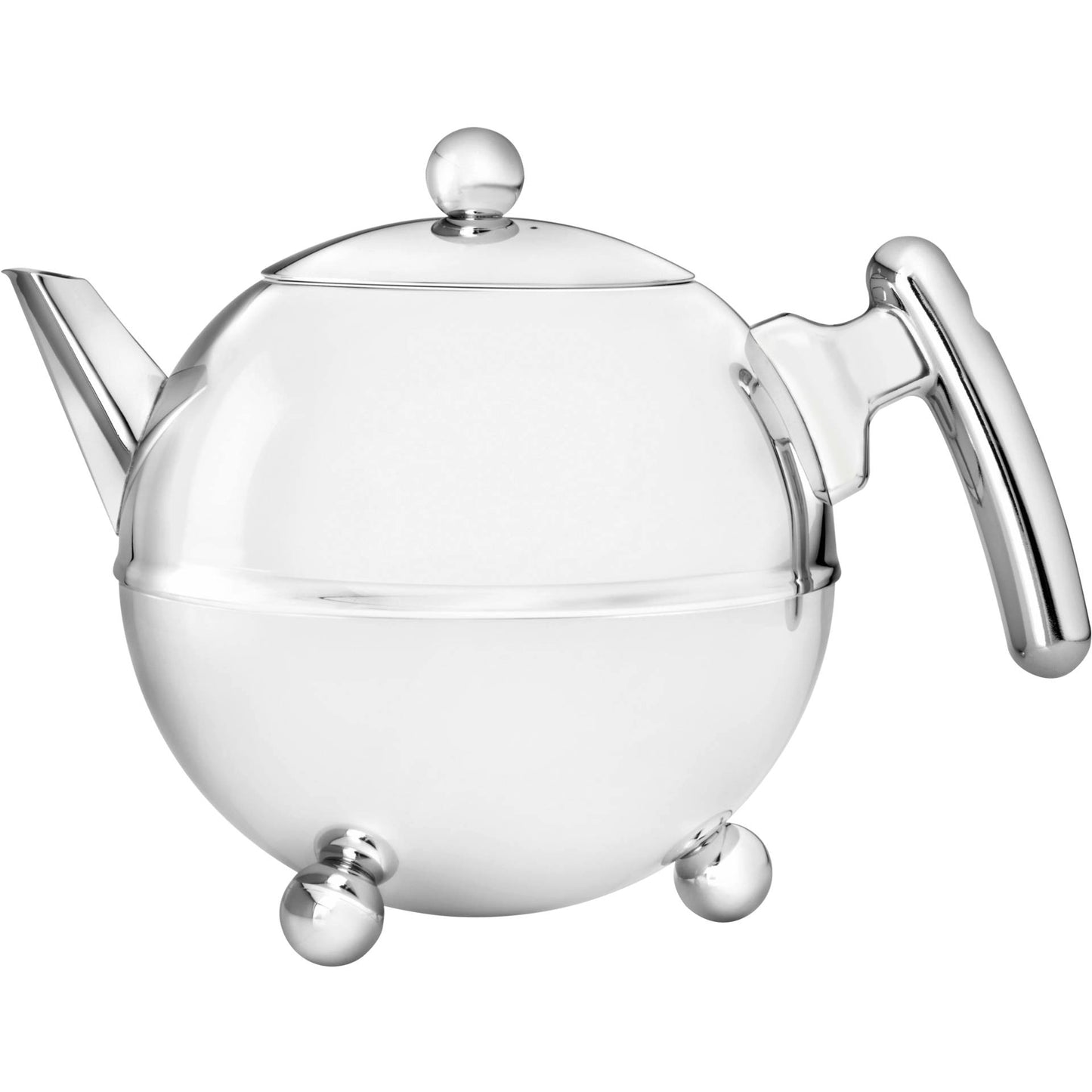 Bredemeijer Teapot Bella Ronde 1,2l chromium fittings    1304CH