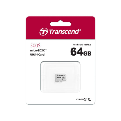 Transcend microSDXC 300S    64GB Class 10 UHS-I U1