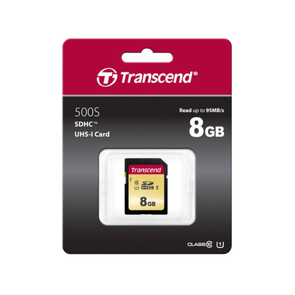 Transcend SDHC 500S          8GB Class 10 UHS-I U1