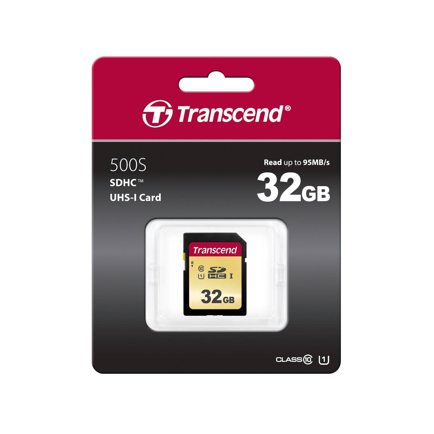 Transcend SDHC 500S         32GB Class 10 UHS-I U1 V30
