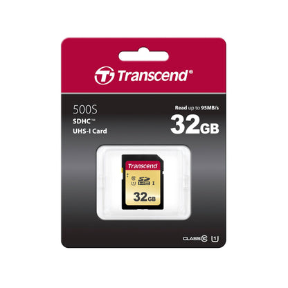 Transcend SDHC 500S         32GB Class 10 UHS-I U1 V30