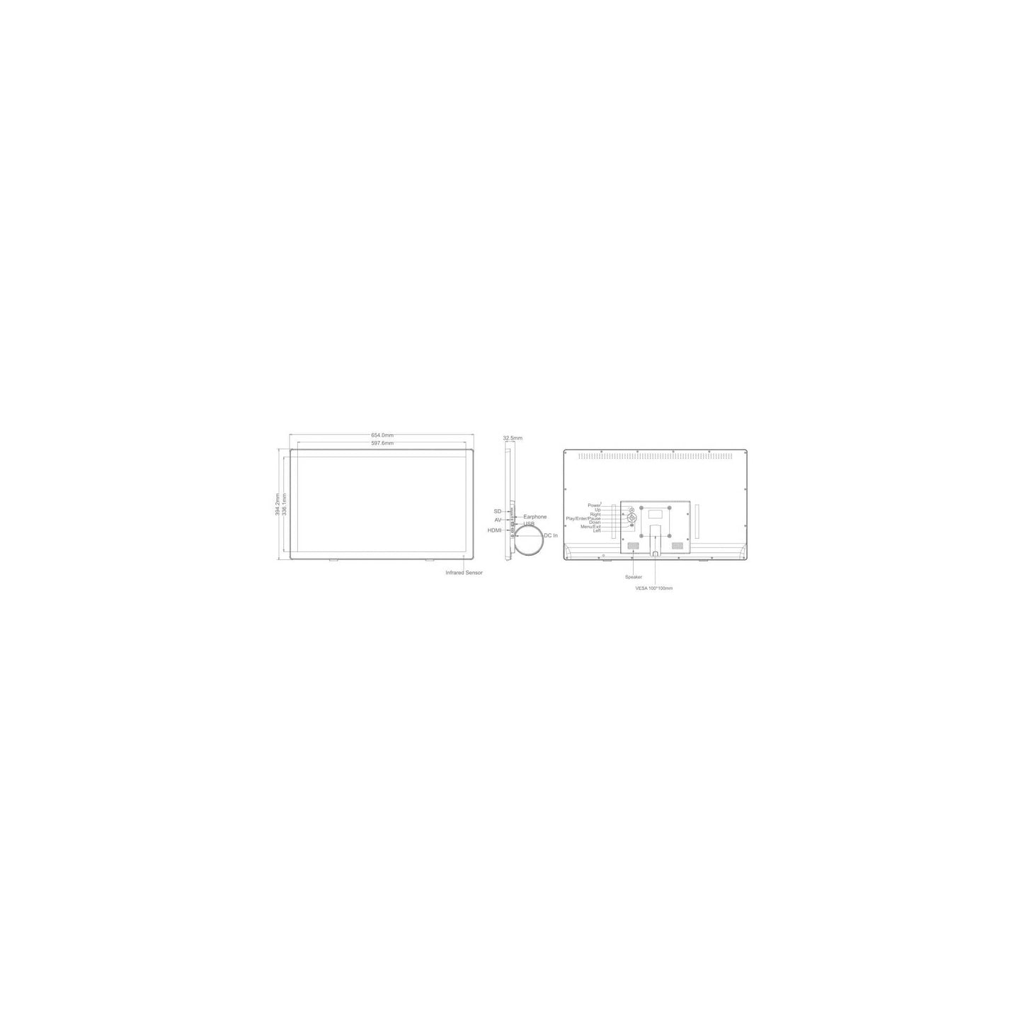 Braun DigiFrame 270 Business Line 68,58cm (27,0 )
