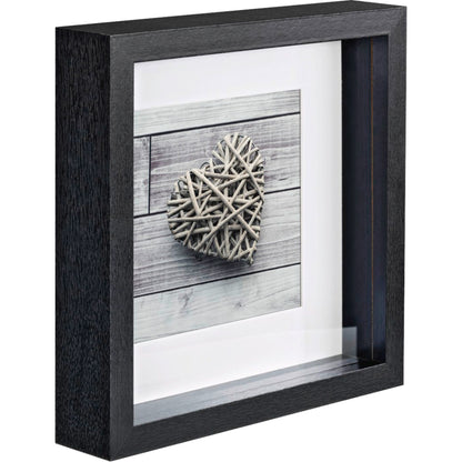 Hama Scala 3D black 23x23 Portrait Wood Passepartout 59773