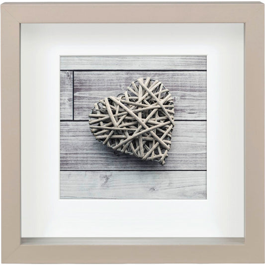 Hama Scala 3D taupe        23x23 Portrait Wood Passepartout 59778