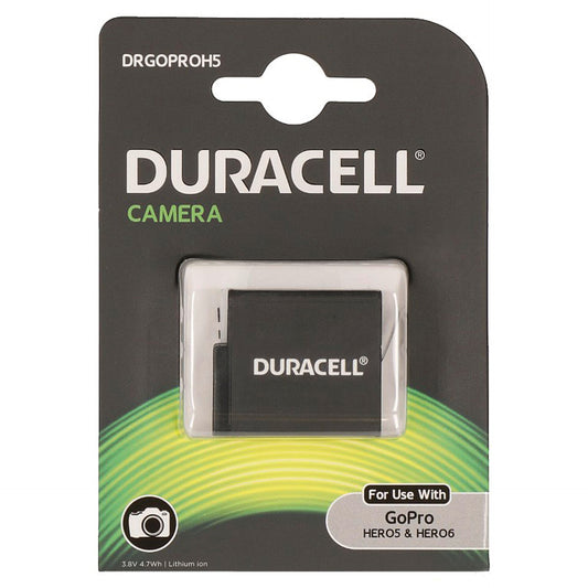 Duracell Li-Ion Battery 1250mAh for GoPro Hero 5/Hero 6/Hero 7