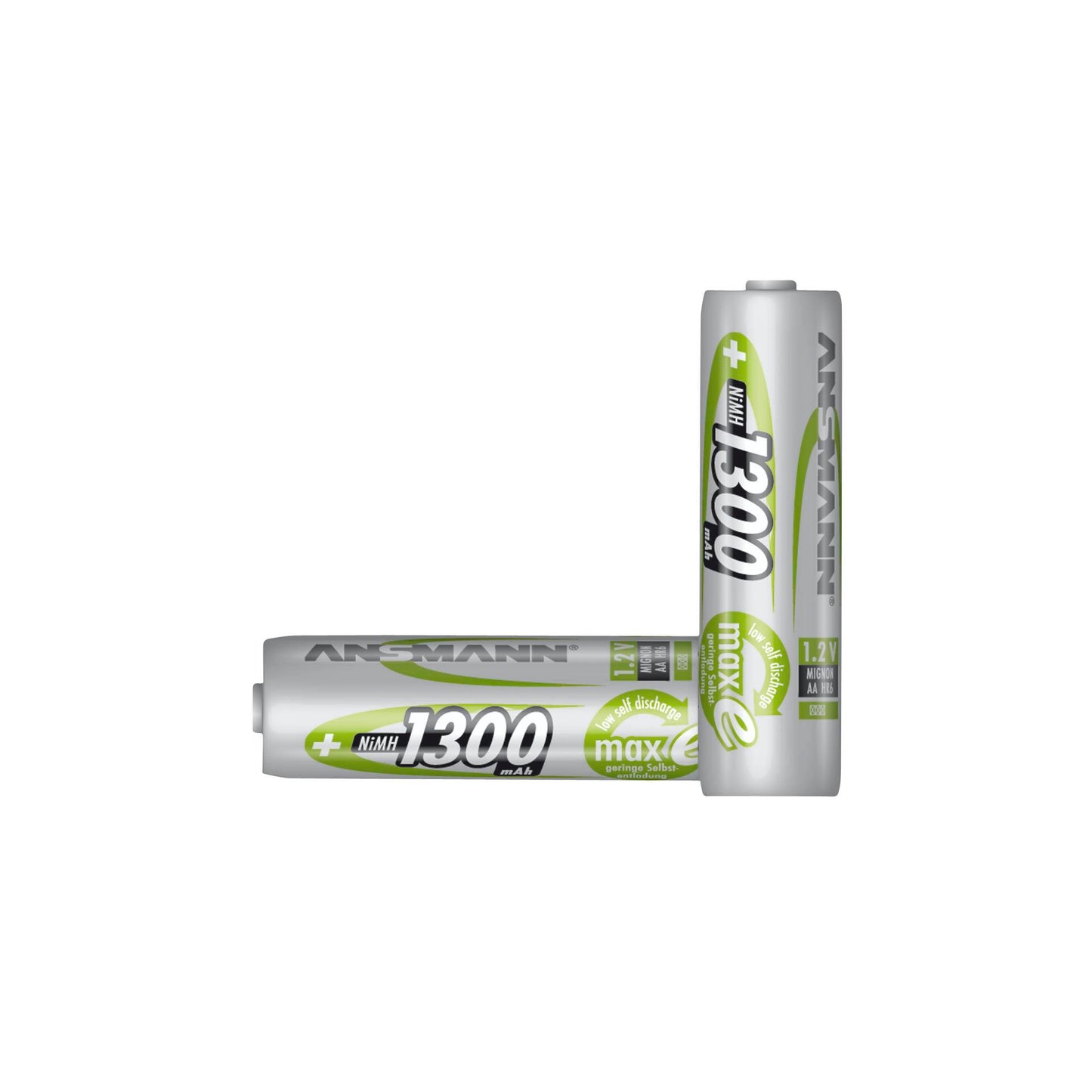1x4 Ansmann maxE NiMH rech. bat, Mignon AA 1300 mAh