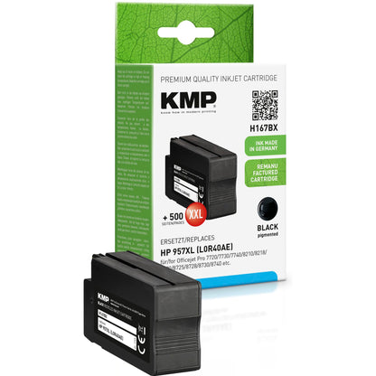 KMP H167BX ink cartridge black compatible w.  HP L0R40AE 957 XL