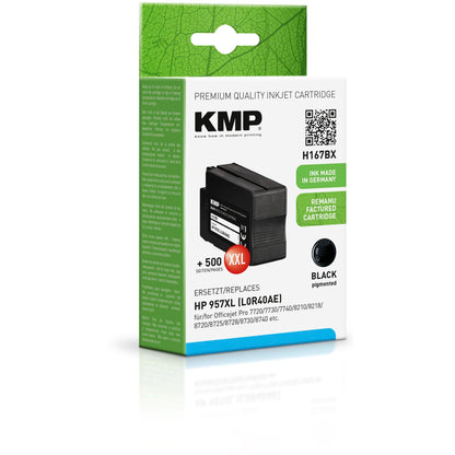 KMP H167BX ink cartridge black compatible w.  HP L0R40AE 957 XL