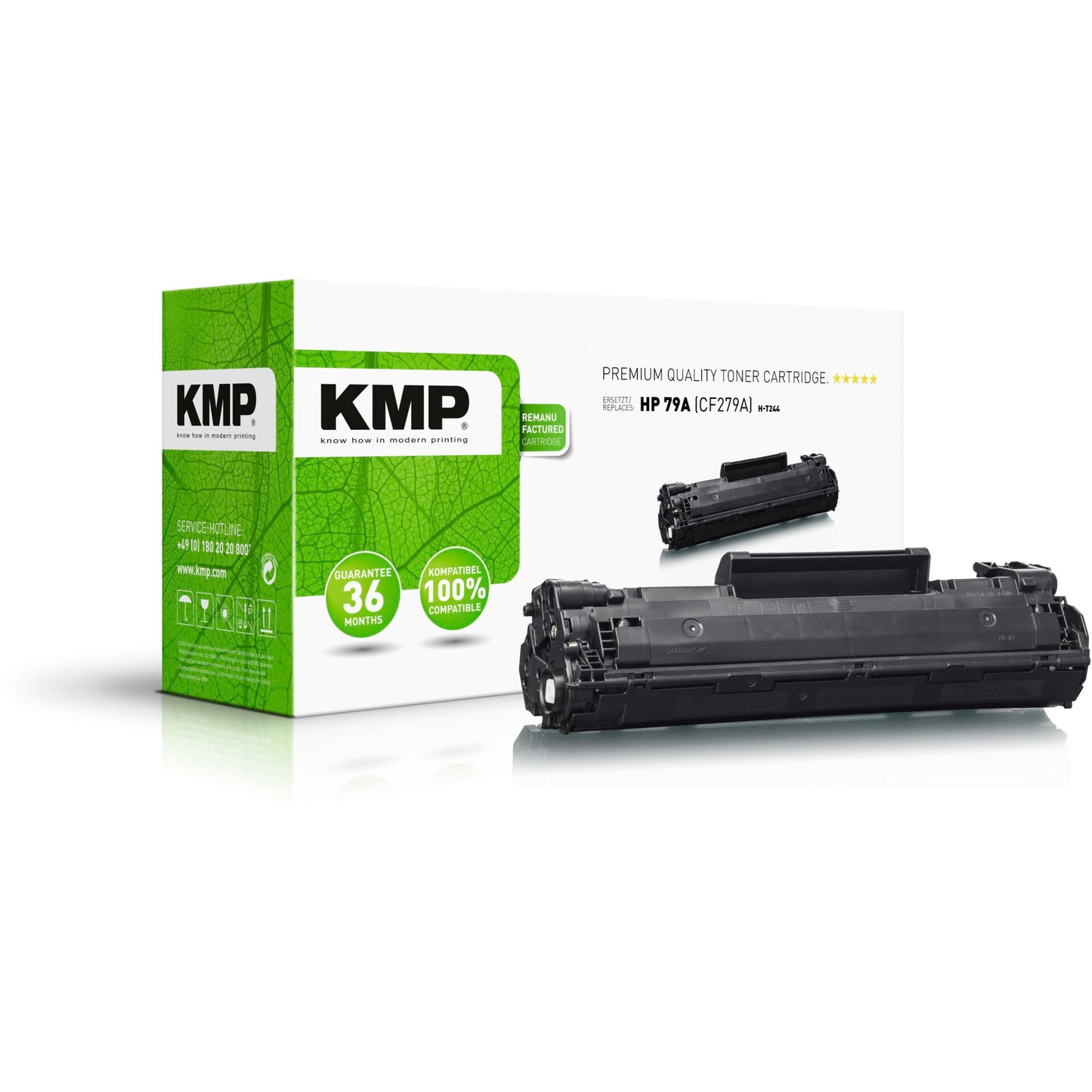 KMP H-T244 Toner black compatible with HP CF 279 A