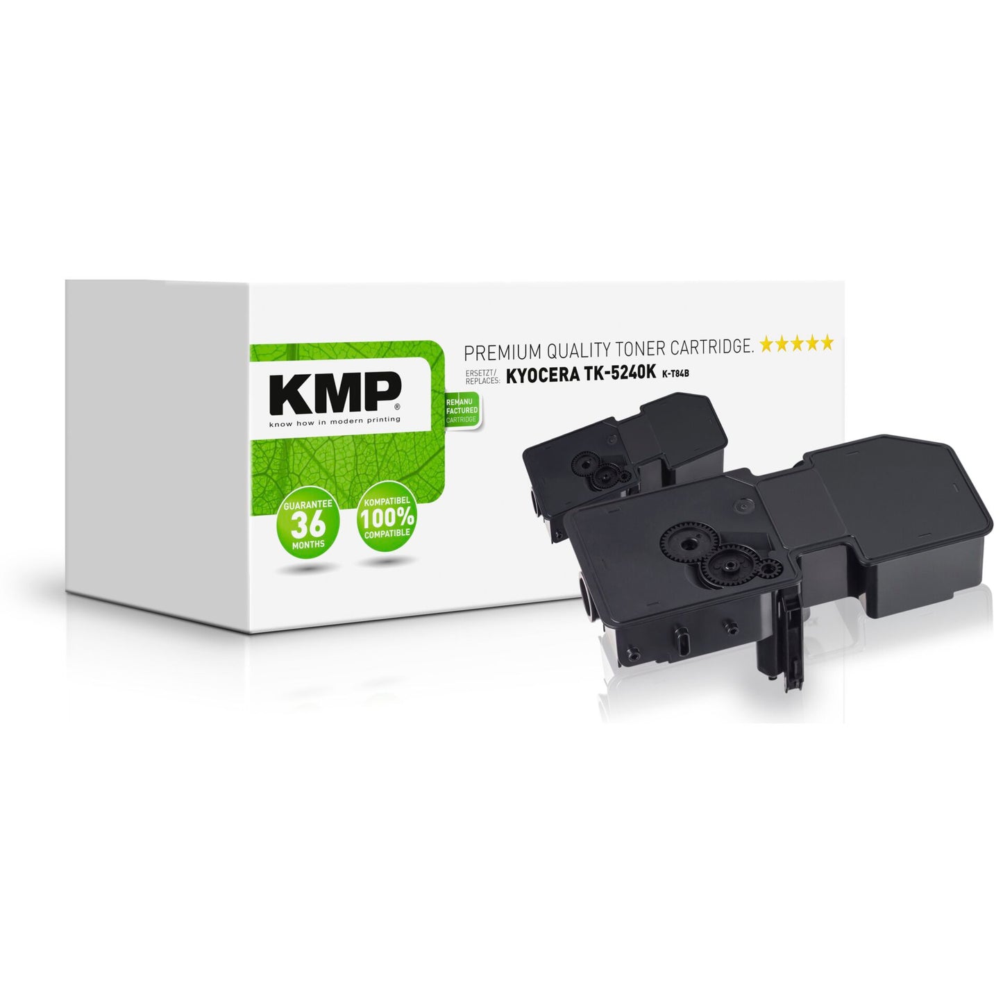 KMP K-T84B Toner black compatible w.  Kyocera TK-5240 K