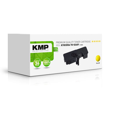 KMP K-T84Y Toner yellow compatible w.  Kyocera TK-5240 Y