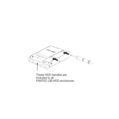 Fantec QB-Bracket 25 for 2,5  SSDs/HDDs