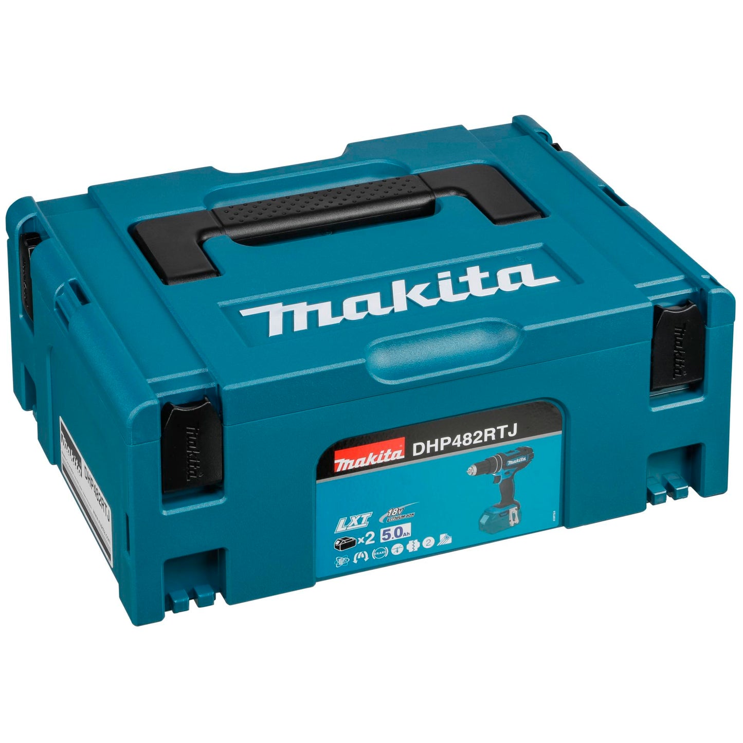 Makita DHP482RTJ 18V 2x Akku Cordless Combi Drill