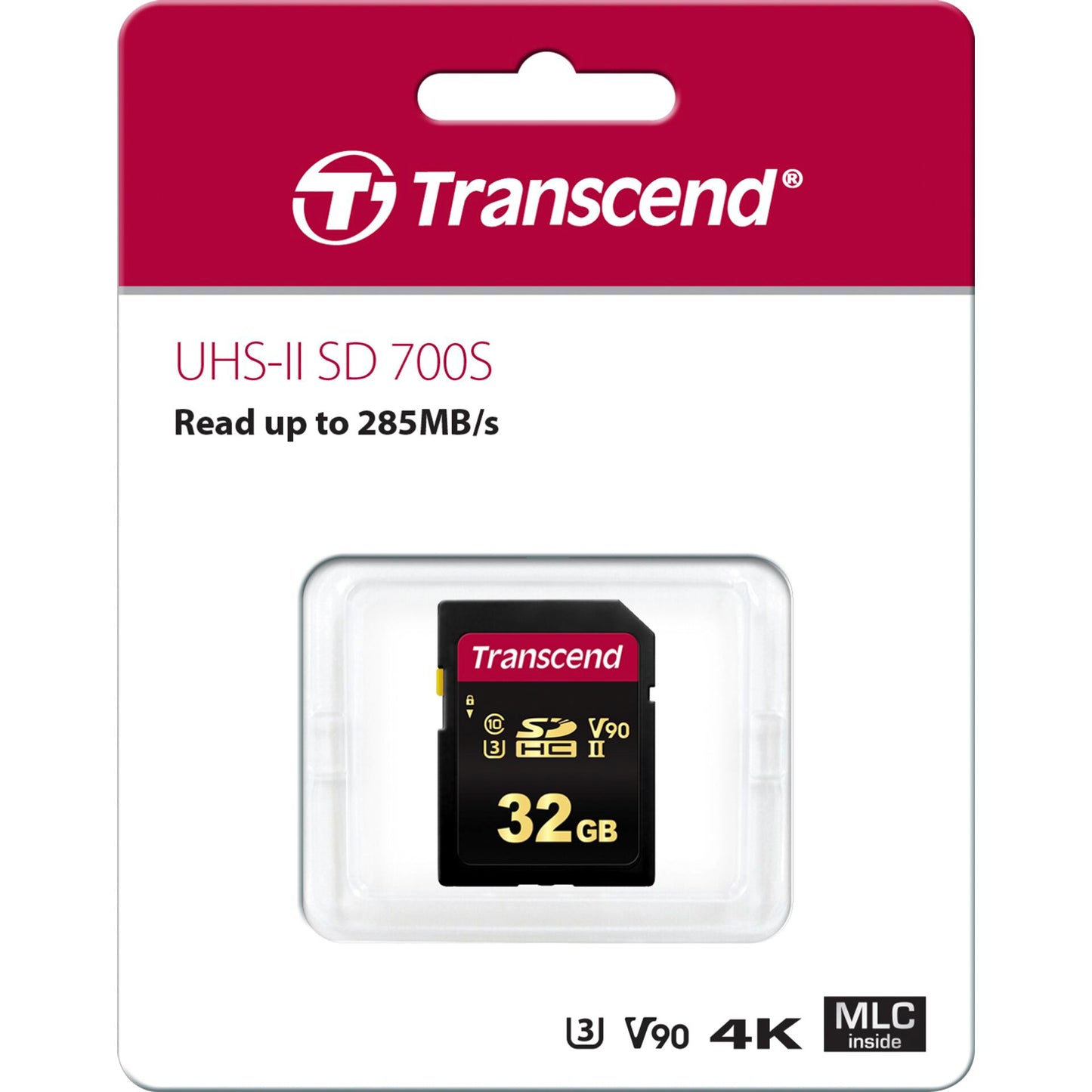 Transcend SDHC 700S         32GB Class 10 UHS-II U3 V90