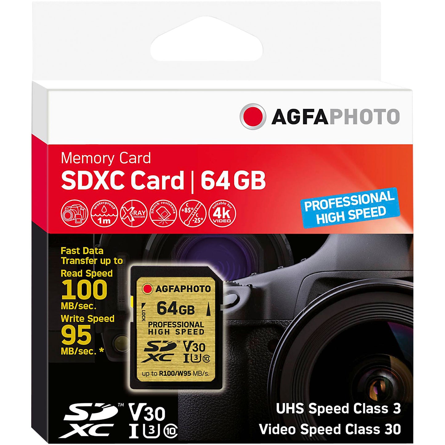 AgfaPhoto SDXC UHS I        64GB Professional High Speed