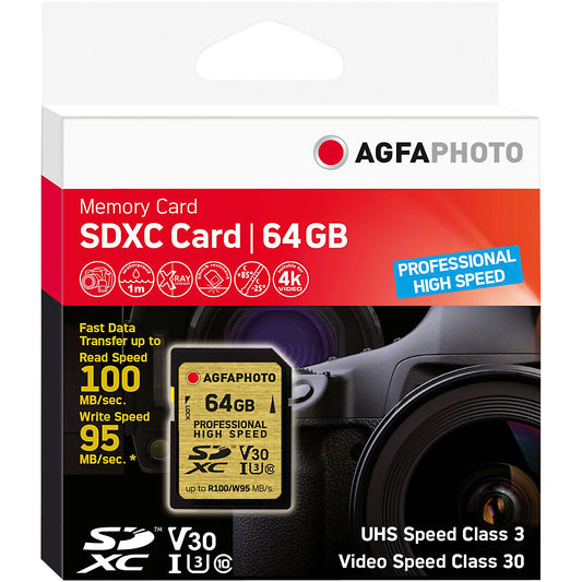 AgfaPhoto SDXC UHS I        64GB Professional High Speed