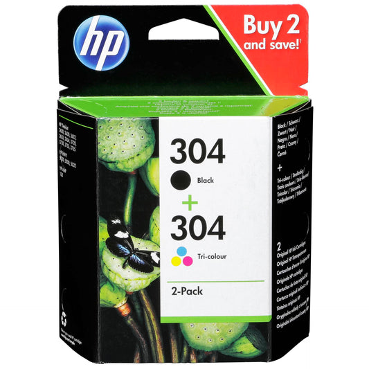 HP 3JB05AE ink cartridges black/3 colors No. 304