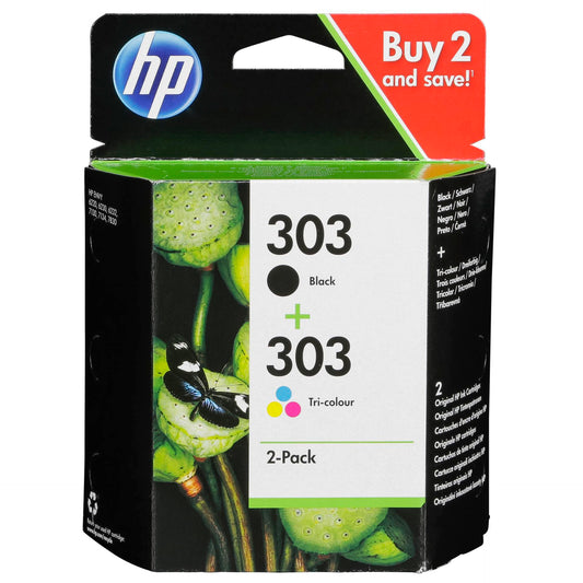 HP 3YM92AE ink cartridges black /3 colors No. 303