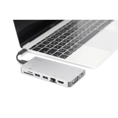 DIGITUS USB Type-C Multiport Travel Dock 8 Port
