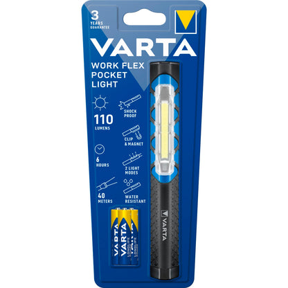 Varta Work Flex Pocket Light incl. 3 x AAA Batteries