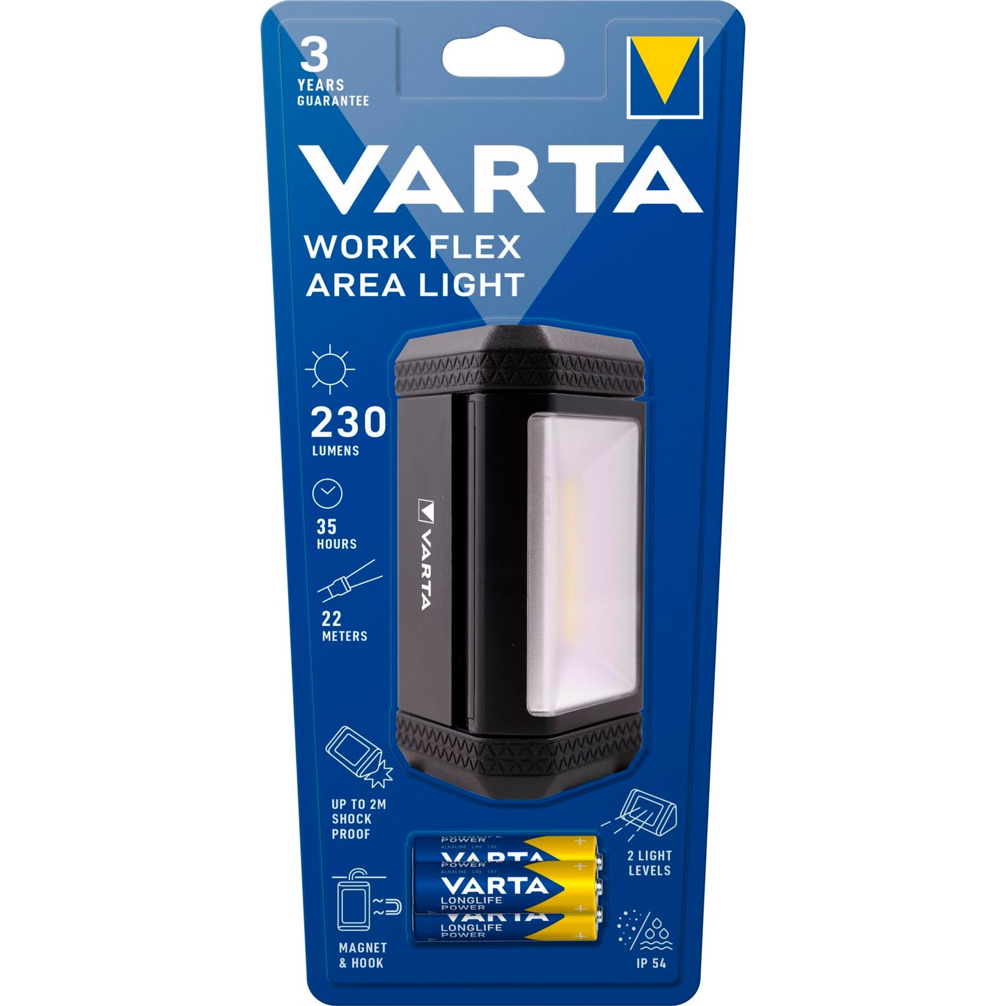 Varta Work Flex Aera Light incl. 3 x AA Batteries