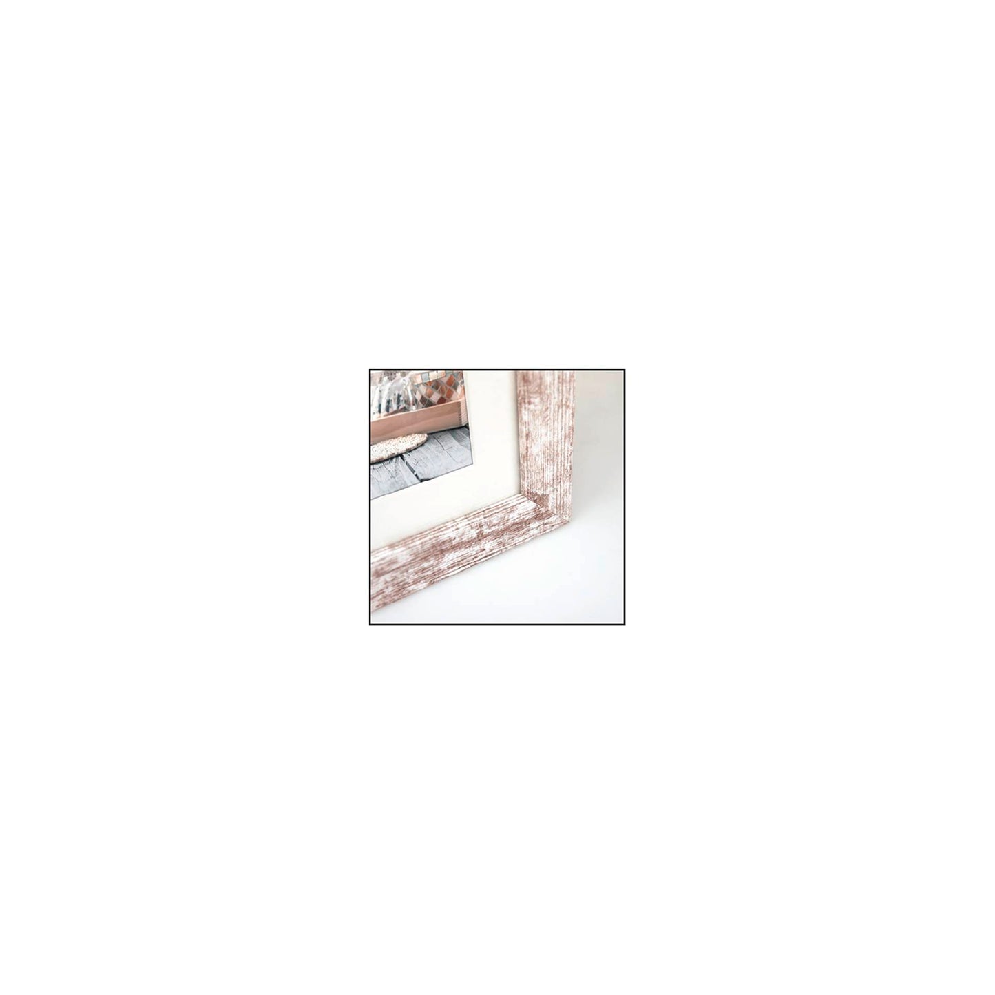 ZEP Nelson 6             3x13x18 Wood Frame 3Q white/brown V23136