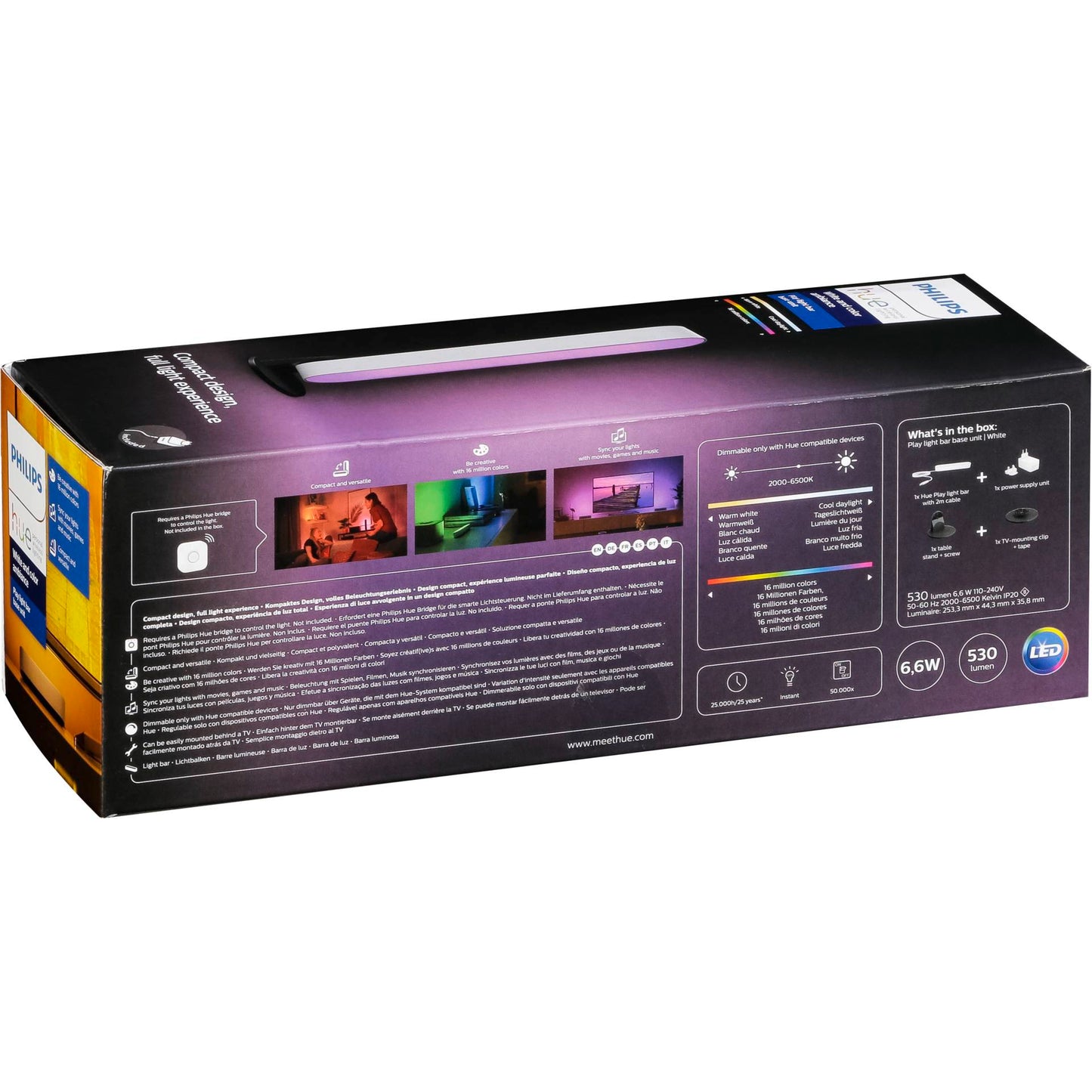 Philips Hue Play LED Lightbar Base white