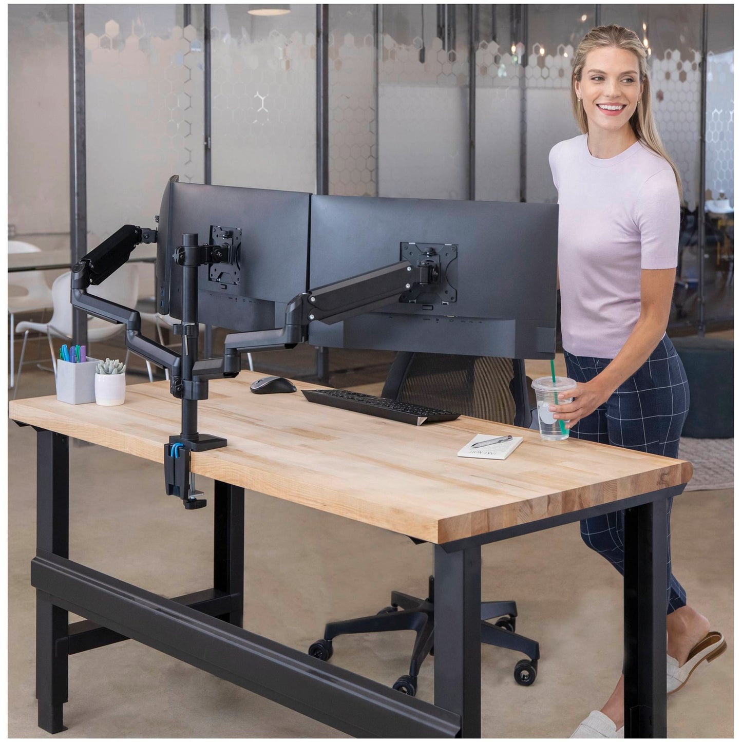 Fellowes Platinum Series Triple Monitor Arm