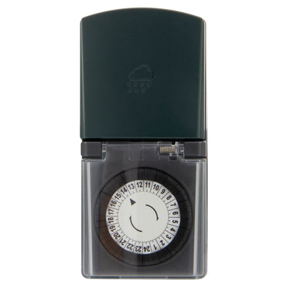 REV Timer Mechanical Outdoor, black 0025700409