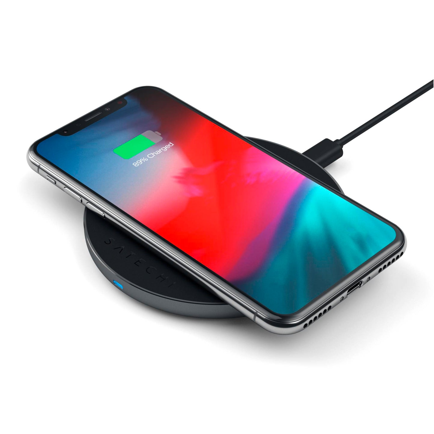 Satechi Aluminum PD & QC Wireless Charger space gray