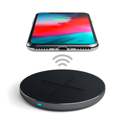 Satechi Aluminum PD & QC Wireless Charger space gray