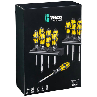 WERA Kraftform Big Pack 900 Screwdriver Set 13 parts