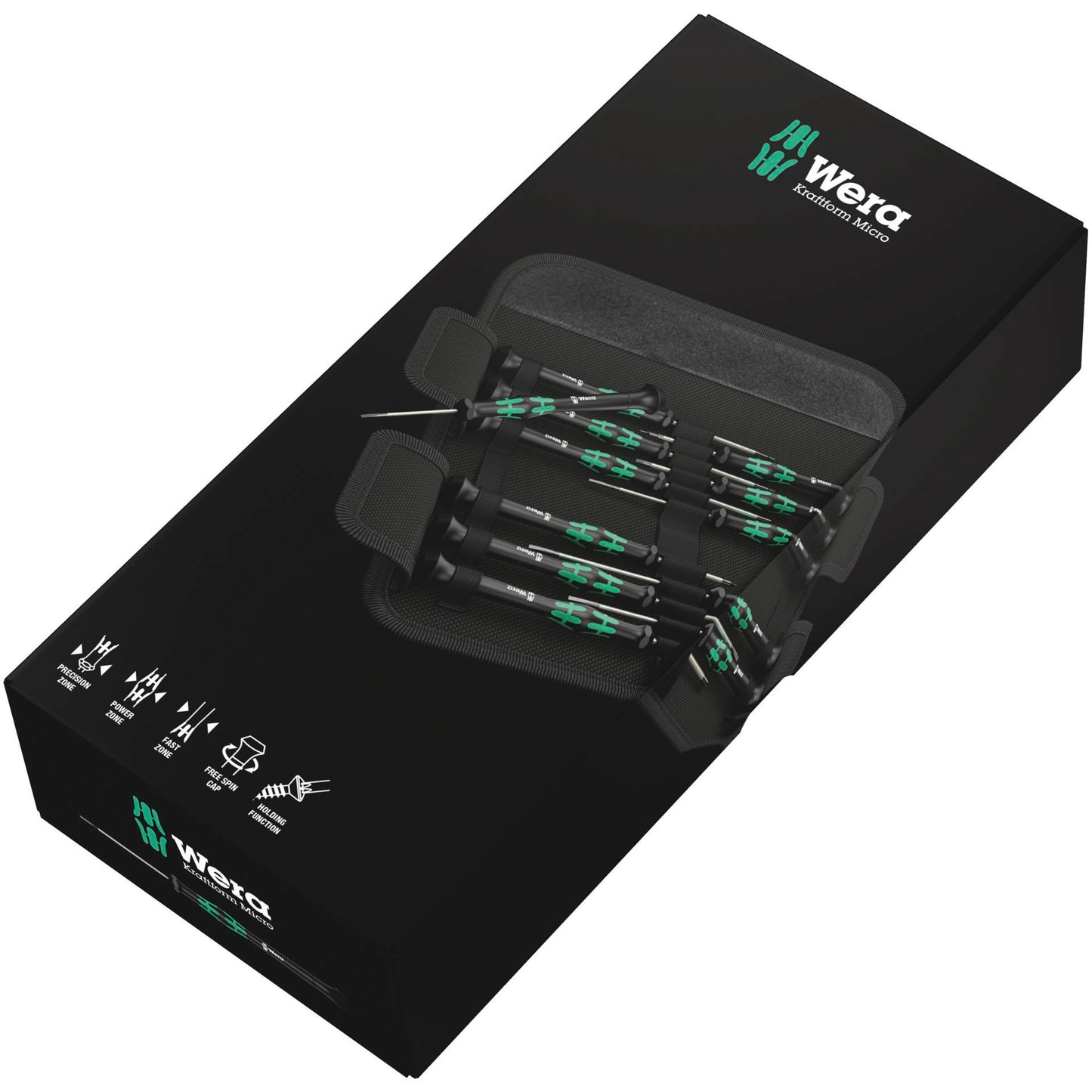 WERA Kraftform Micro 12 Parts Screwdriver Set Precision