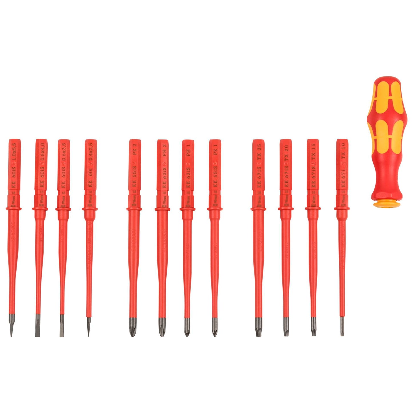 WERA Kraftform Kompakt W1 Maintenance Set 35 parts