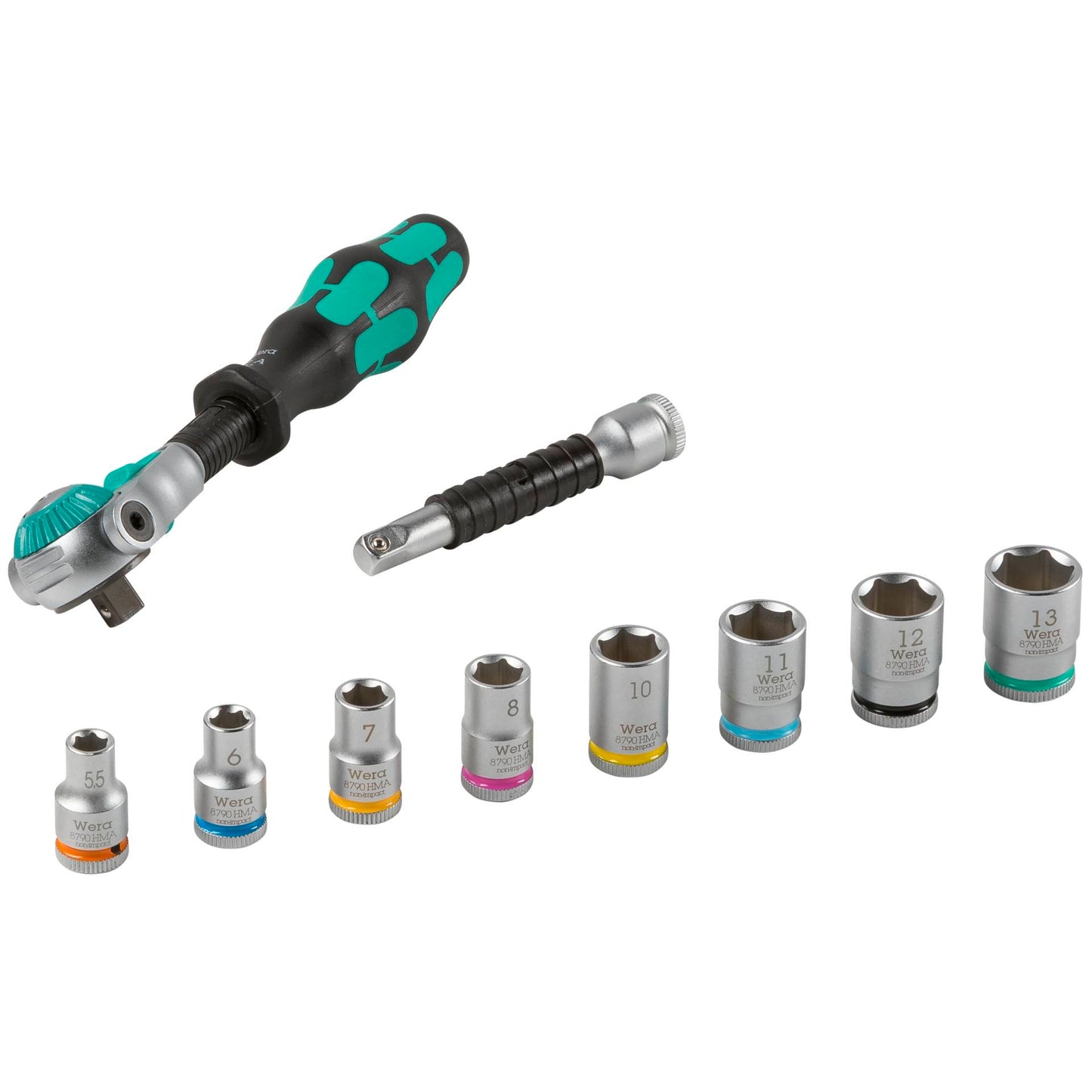 WERA Kraftform Kompakt W1 Maintenance Set 35 parts
