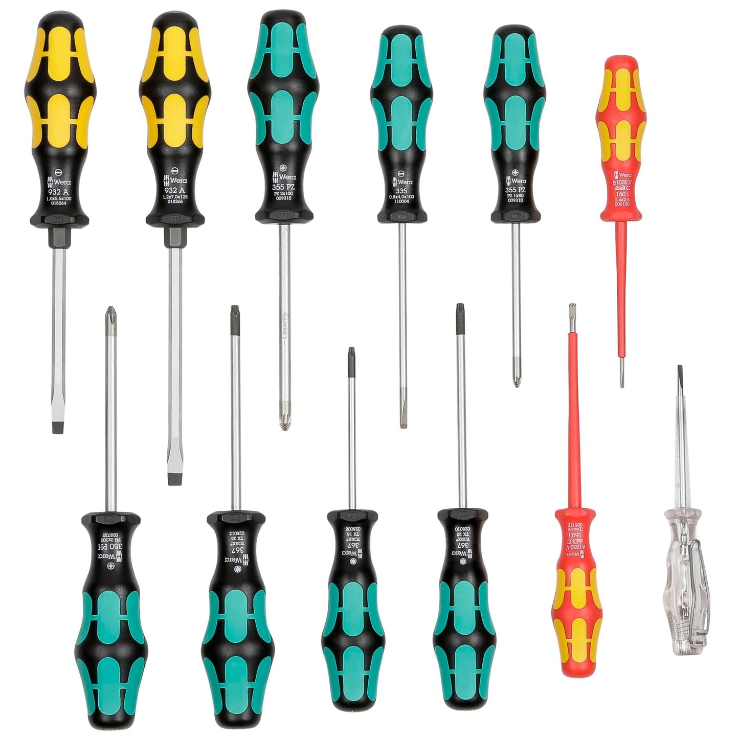 WERA Kraftform XXL 2 Screwdriver Set