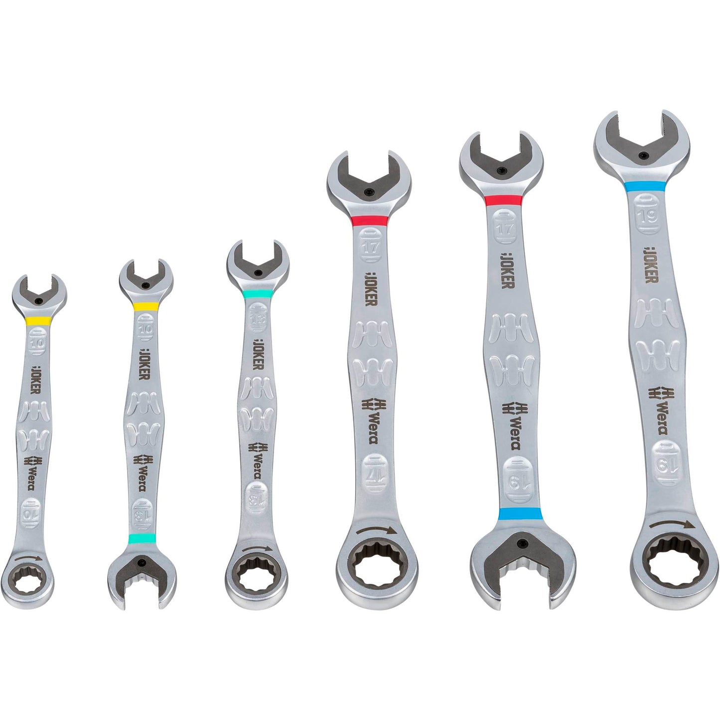 WERA Joker Set 6 parts Ratchet Combination Wrenches