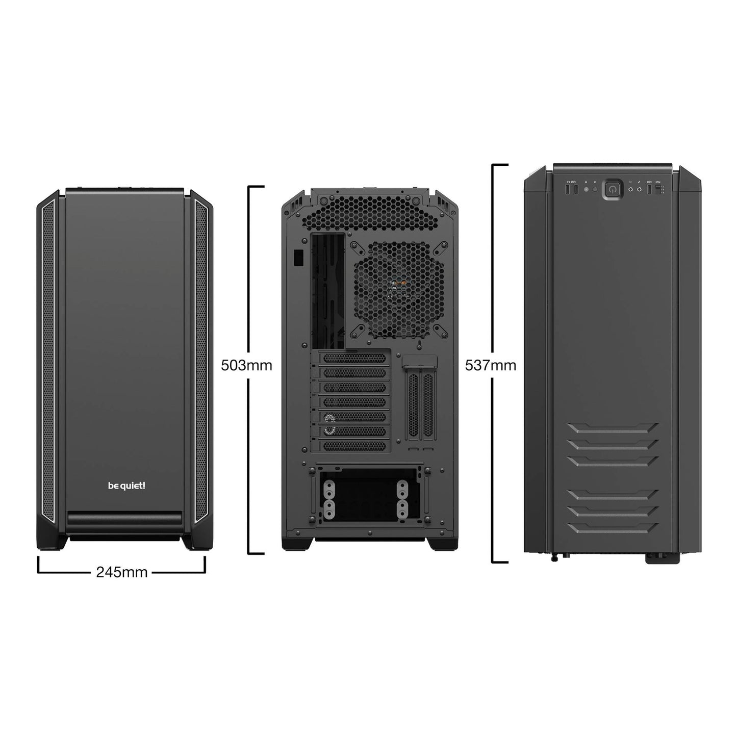 be quiet! SILENT BASE 601 Silver PC Housing