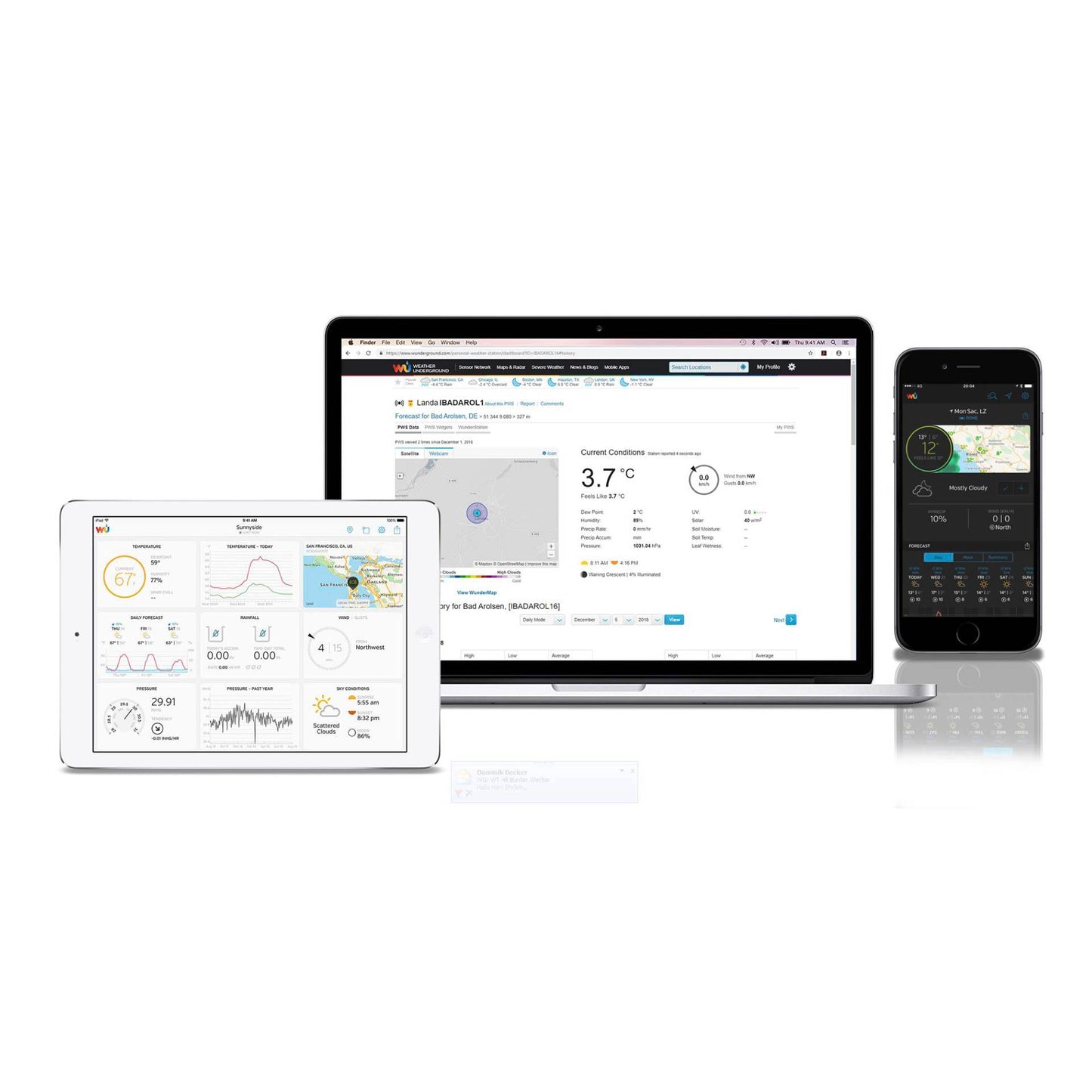 Bresser Weather Center 5-in-1 WLAN Prof. Sensor