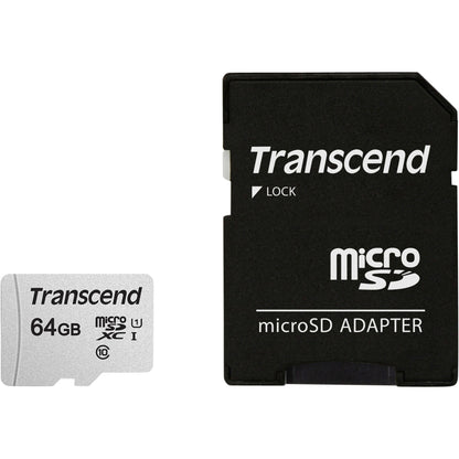 Transcend microSDXC 300S-A  64GB Class 10 UHS-I U1