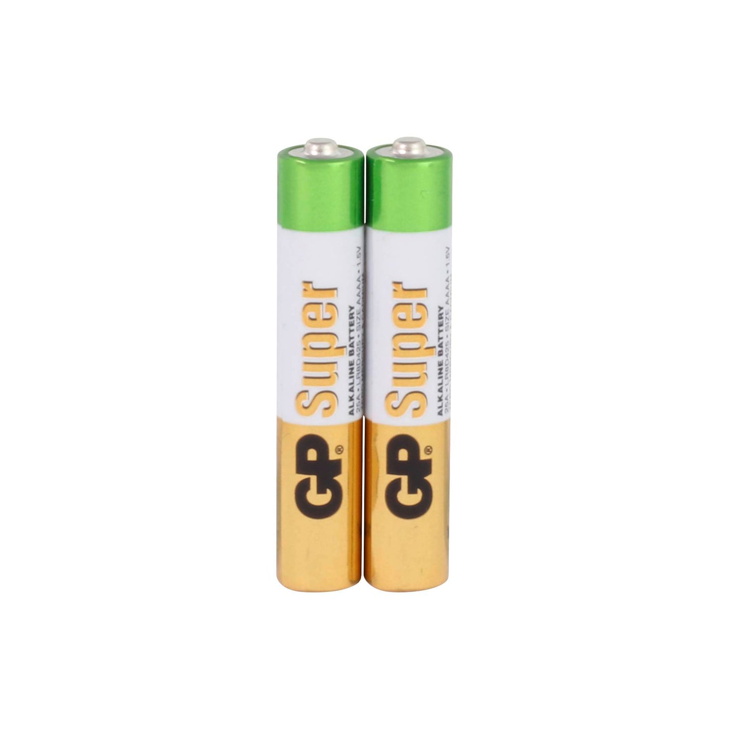 1x2 GP Super Alkaline AAAA Batteries 03025AC2