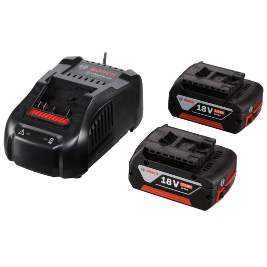 Bosch GAL 1880 CV Charger + 2x GBA 18V 5,0 Ah