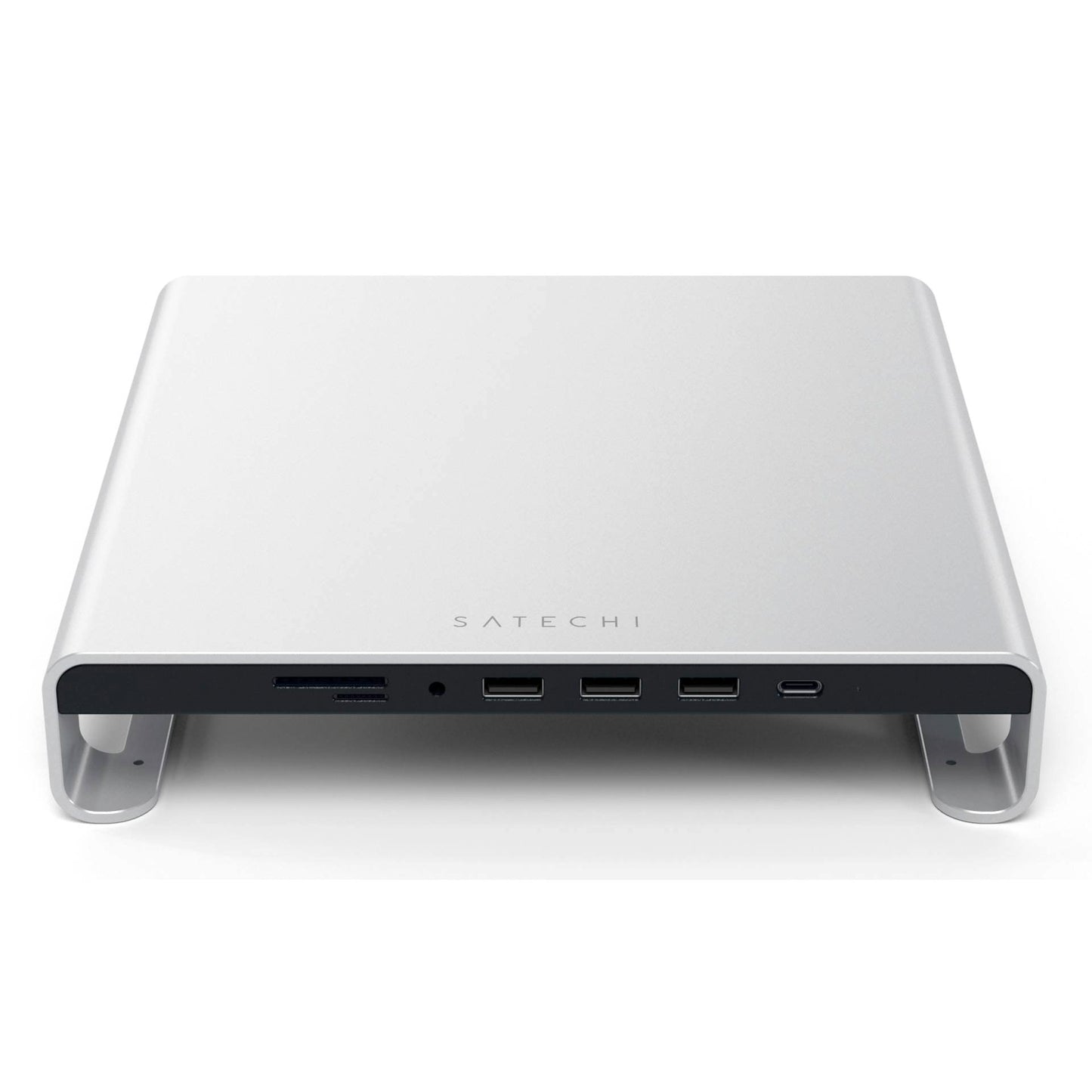 Satechi Aluminum Monitor Stand Hub for iMac silver
