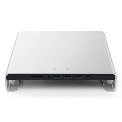 Satechi Aluminum Monitor Stand Hub for iMac silver