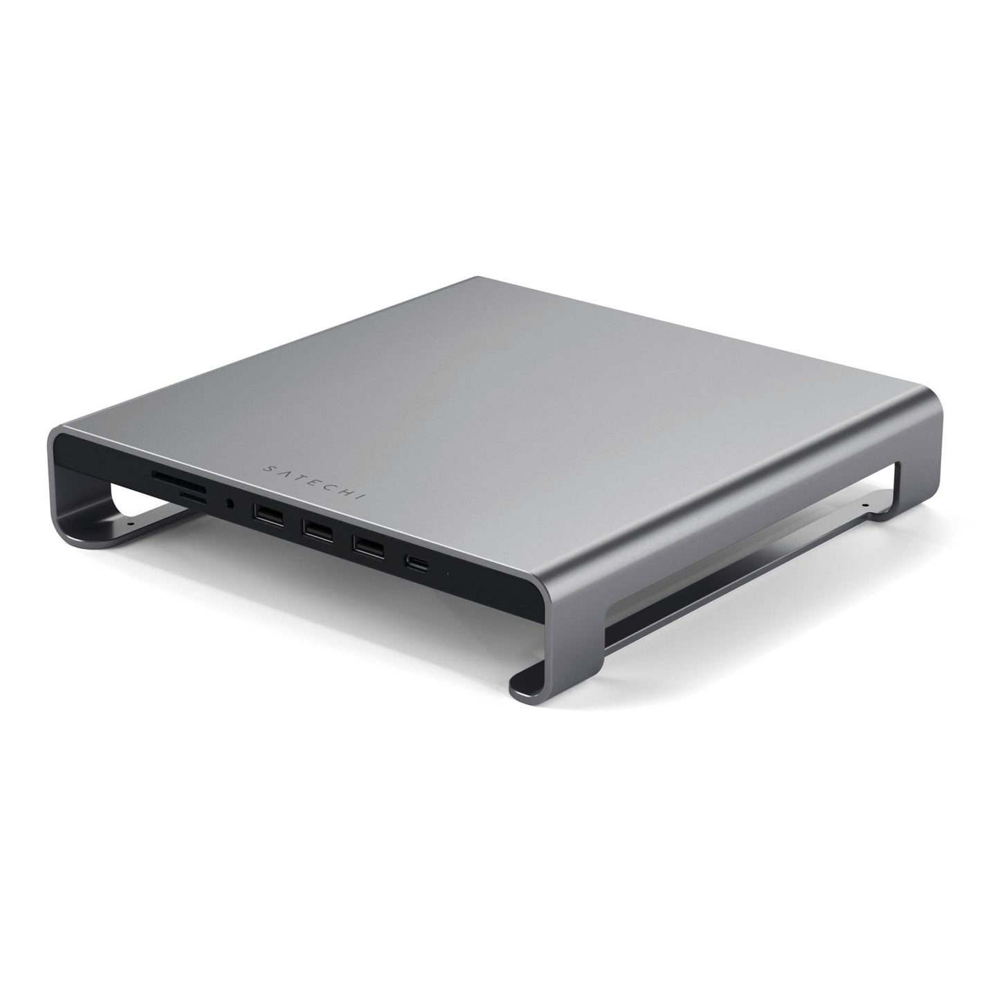 Satechi Aluminum Monitor Stand Hub for iMac space gray
